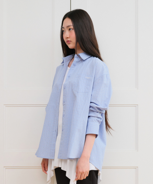 AMESWORLDWIDE（アメスワールドワイド）の「CLASSIC BOYFRIEND SHIRTS BLUE（シャツ/ブラウス・レディース・その他・FREE）」の5枚目の写真