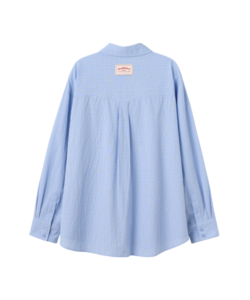 AMESWORLDWIDE（アメスワールドワイド）の「CLASSIC BOYFRIEND SHIRTS BLUE（シャツ/ブラウス・レディース・その他・FREE）」の9枚目の写真