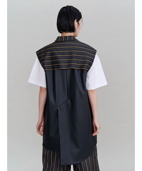 UN3D.(アンスリード)の「ST ARCH POKET DOCKING VEST(テーラードジャケット・レディース・グレー/ブラック・38/36)」の16枚目の写真