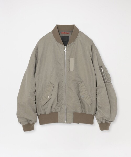LOVELESS(ラブレス)の「ピグメント加工MA-1(MA-1・メンズ・グレー系その他2/ベージュ系その他・M/S/L)」の2枚目の写真