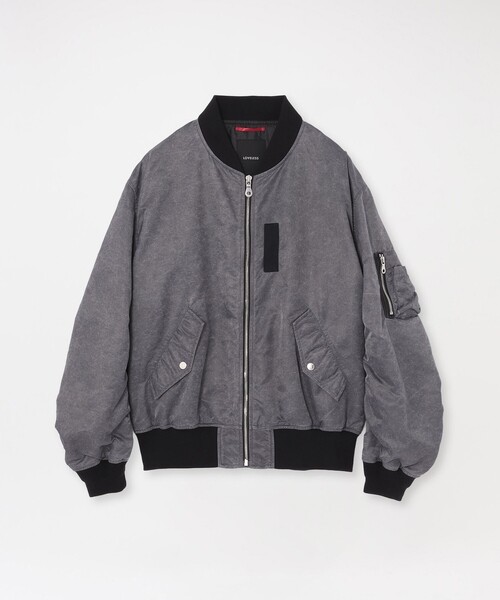 LOVELESS(ラブレス)の「ピグメント加工MA-1(MA-1・メンズ・グレー系その他2/ベージュ系その他・M/S/L)」の1枚目の写真
