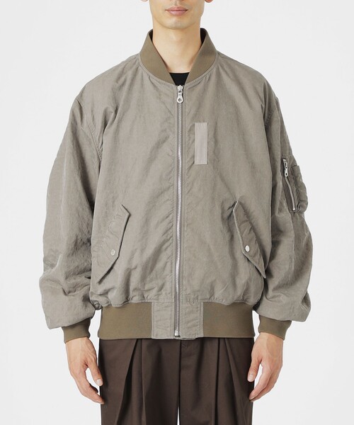 LOVELESS(ラブレス)の「ピグメント加工MA-1(MA-1・メンズ・グレー系その他2/ベージュ系その他・M/S/L)」の8枚目の写真