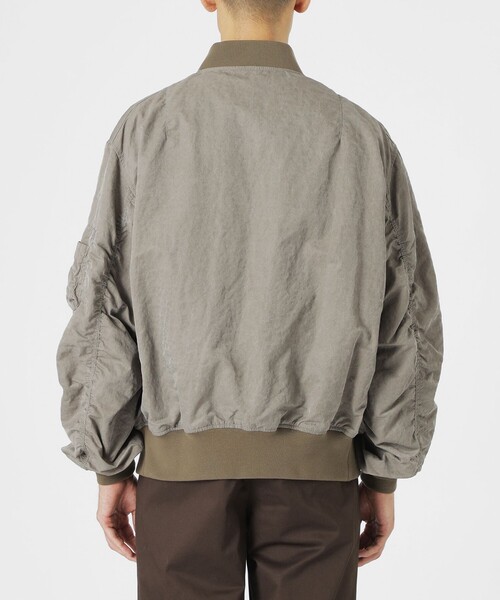 LOVELESS(ラブレス)の「ピグメント加工MA-1(MA-1・メンズ・グレー系その他2/ベージュ系その他・M/S/L)」の10枚目の写真