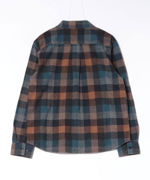 RVCA(ルーカ)の「RVCA メンズ DAYSHIFT BLANKET FLANNEL 長袖シャツ 【2026年秋冬モデル】/ルーカ長袖チェックネルシャツ(シャツ/ブラウス・メンズ・ブラック系その他・SMALL/MEDIUM/LARGE/X-LARGE)」の3枚目の写真