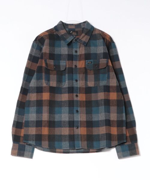 RVCA(ルーカ)の「RVCA メンズ DAYSHIFT BLANKET FLANNEL 長袖シャツ 【2026年秋冬モデル】/ルーカ長袖チェックネルシャツ(シャツ/ブラウス・メンズ・ブラック系その他・SMALL/MEDIUM/LARGE/X-LARGE)」の4枚目の写真