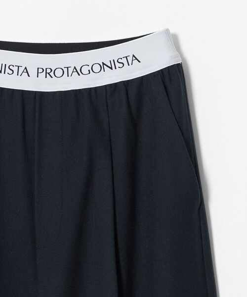 PROTAGONISTA（プロタゴニスタ）の「＜PROTAGONISTA＞ロゴ ウエスト イージーパンツ（その他パンツ・レディース・ネイビー/ダークグレー・0）」の4枚目の写真