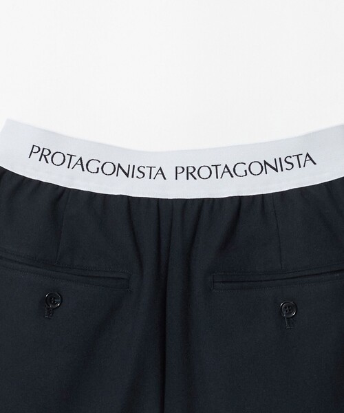 PROTAGONISTA（プロタゴニスタ）の「＜PROTAGONISTA＞ロゴ ウエスト イージーパンツ（その他パンツ・レディース・ネイビー/ダークグレー・0）」の10枚目の写真