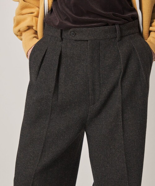 Steven Alan(スティーブンアラン)の「<Steven Alan> オイル クッキークロス イン ツープリーツ ドレス トラウザーズ II(スラックス・メンズ・ダークブラウン/ブラック・XL/S/L/M)」の8枚目の写真
