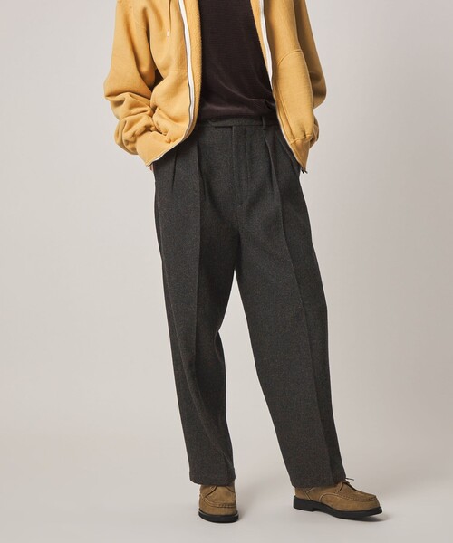 Steven Alan(スティーブンアラン)の「<Steven Alan> オイル クッキークロス イン ツープリーツ ドレス トラウザーズ II(スラックス・メンズ・ダークブラウン/ブラック・XL/S/L/M)」の9枚目の写真