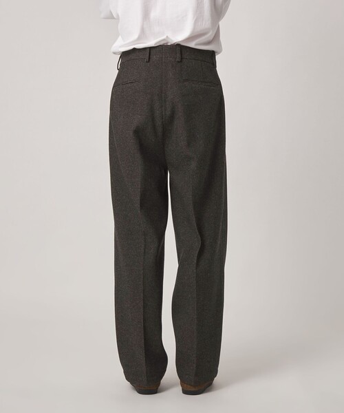 Steven Alan(スティーブンアラン)の「<Steven Alan> オイル クッキークロス イン ツープリーツ ドレス トラウザーズ II(スラックス・メンズ・ダークブラウン/ブラック・XL/S/L/M)」の14枚目の写真