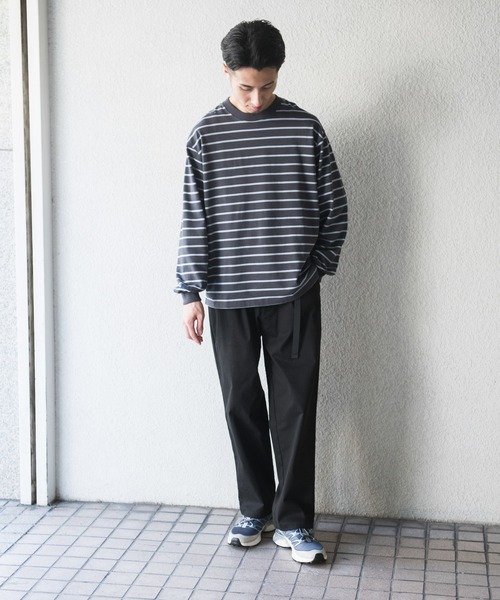 URBAN RESEARCH DOORS(アーバンリサーチドアーズ)の「ウェビングベルトチノパンツ(その他パンツ・メンズ・オリーブ/モカ/ブラック/チャコールグレー・SMALL/LARGE/MEDIUM)」の10枚目の写真