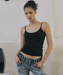 Miu Basic Sleeveless Top (Black)