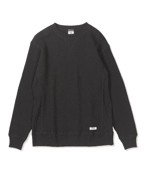 Foxfire(フォックスファイヤー)の「ヘビーワッフルクルー(Tシャツ/カットソー・メンズ・ブラック/グレー/ブラウン・XL/L/M)」の6枚目の写真