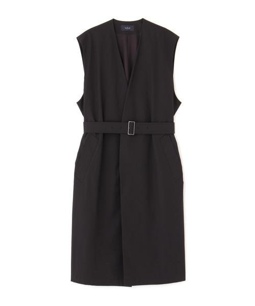 YLEVE（イレーヴ）の「YLEVE / NYLON COTTON LINEN TAFFETA CO（ダウンジャケット/コート・レディース・カーキ/ブラック・1/0）」の6枚目の写真