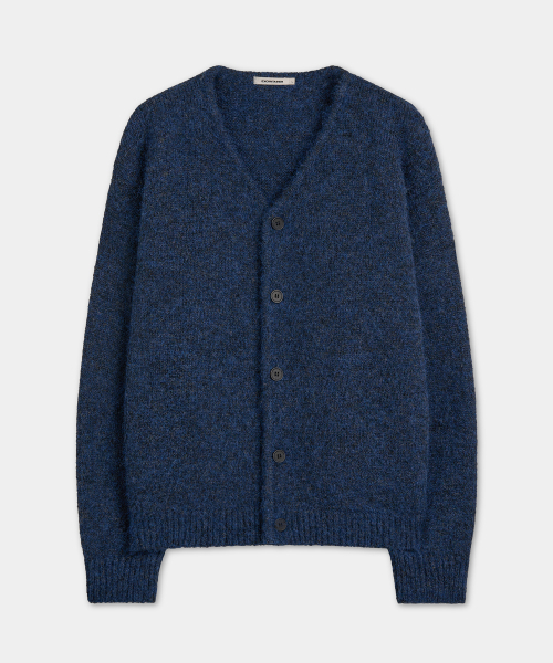 EXCONTAINER(エックスコンテナ)の「ヘアリーVネッククロップドカーディガン (DARK NAVY)(カーディガン/ボレロ・メンズ・その他・X-LARGE/MEDIUM/LARGE)」の2枚目の写真