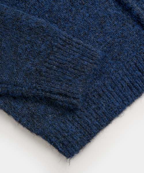 EXCONTAINER(エックスコンテナ)の「ヘアリーVネッククロップドカーディガン (DARK NAVY)(カーディガン/ボレロ・メンズ・その他・X-LARGE/MEDIUM/LARGE)」の5枚目の写真