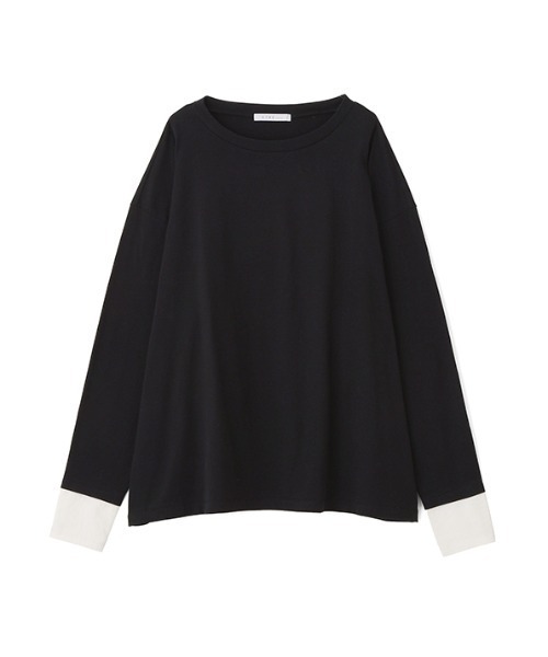 ETRE TOKYO(エトレトウキョウ)の「スリークラインカフスロンTee(Tシャツ/カットソー・レディース・オフホワイト/グレー/ブラック・FREE)」の19枚目の写真
