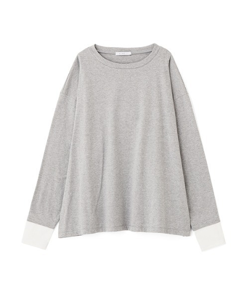 ETRE TOKYO(エトレトウキョウ)の「スリークラインカフスロンTee(Tシャツ/カットソー・レディース・オフホワイト/グレー/ブラック・FREE)」の21枚目の写真
