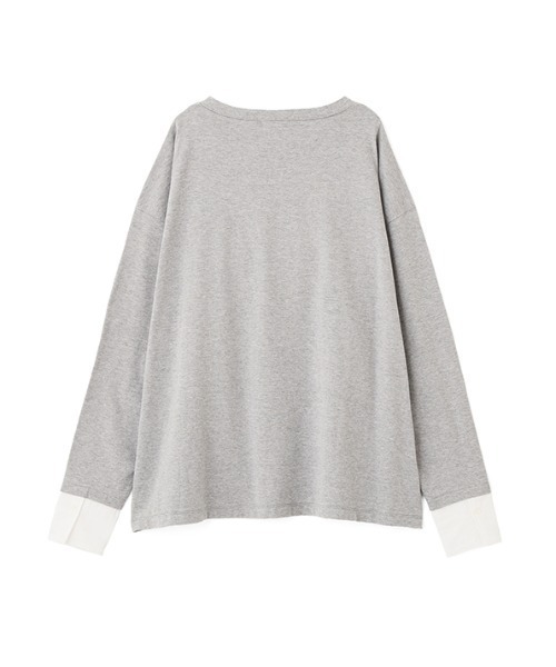 ETRE TOKYO(エトレトウキョウ)の「スリークラインカフスロンTee(Tシャツ/カットソー・レディース・オフホワイト/グレー/ブラック・FREE)」の22枚目の写真