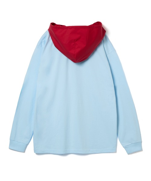 NON TOKYO（ノントーキョー）の「NYLON HOOD LONG T-SHIRT（パーカー・レディース・ブラック/ブルー/ホワイト・FREE）」の13枚目の写真