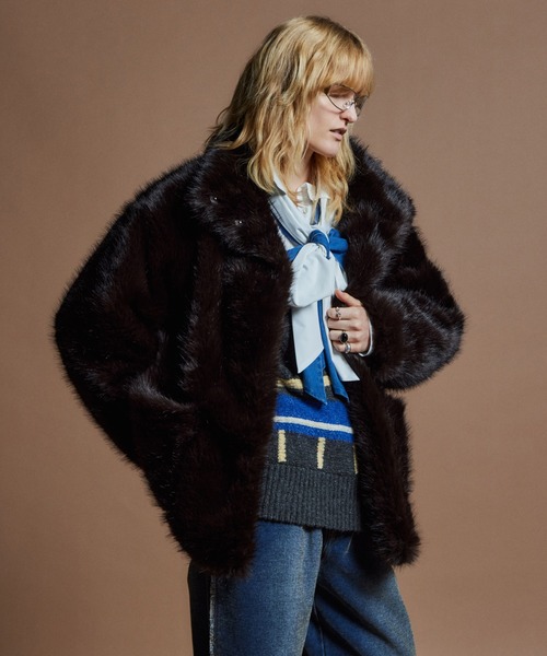 MAISON SPECIAL(メゾンスペシャル)の「【26WINTER PRE-ORDER】Stripe Tilden Knit/ストライプチルデンニット(ニット/セーター・レディース・ホワイト/ブラック/グレー・FREE)」の12枚目の写真