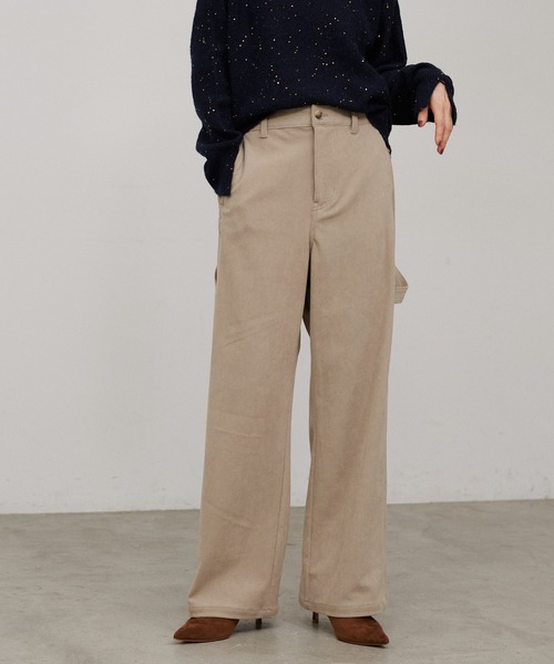 Acid Couture(アシッドクチュール)の「【LARUTA】コーディーニットペインターパンツ(その他パンツ・レディース・チャコールグレー/ベージュ/アイボリー・MEDIUM)」の3枚目の写真