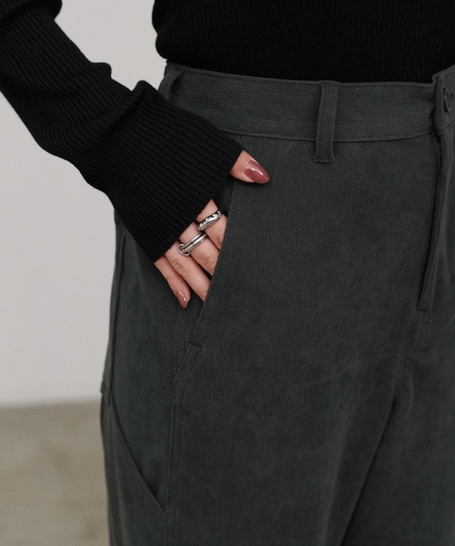 Acid Couture(アシッドクチュール)の「【LARUTA】コーディーニットペインターパンツ(その他パンツ・レディース・チャコールグレー/ベージュ/アイボリー・MEDIUM)」の18枚目の写真
