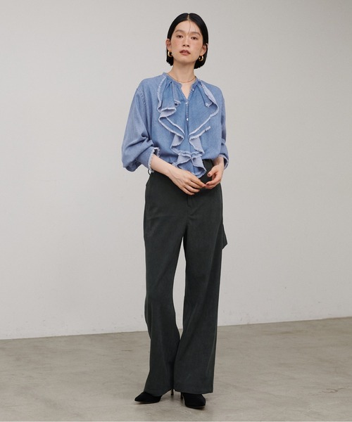 Acid Couture(アシッドクチュール)の「【LARUTA】コーディーニットペインターパンツ(その他パンツ・レディース・チャコールグレー/ベージュ/アイボリー・MEDIUM)」の9枚目の写真