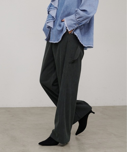 Acid Couture(アシッドクチュール)の「【LARUTA】コーディーニットペインターパンツ(その他パンツ・レディース・チャコールグレー/ベージュ/アイボリー・MEDIUM)」の4枚目の写真