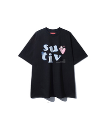 S/Pチェックパッチオーバーサイズ半袖Tシャツ (GOS2-5SP172)