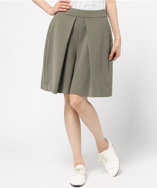 FRAMeWORK(フレームワーク)の「Peヒラニジュウ タックキュロットパンツ◆(その他パンツ・レディース・ライトグレー/ブラック/カーキ・36/38/40)」の9枚目の写真