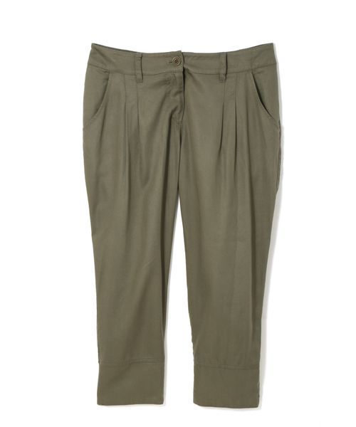 NATURAL BEAUTY BASIC（ナチュラルビューティーベーシック）の「【JJ 6月号掲載】テンセルリブパンツ（その他パンツ・レディース・ブラック/カーキ/ベージュ/ダークカーキ・LARGE/SMALL/MEDIUM/X-SMALL）」の11枚目の写真