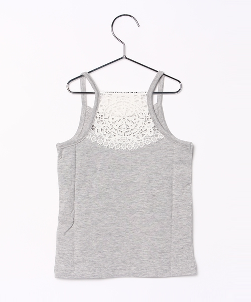 GLOBAL WORK（グローバルワーク）の「【キッズ】レースヅカイキャミソール/717092（キャミソール・キッズ・ネイビー/ホワイト/グレー・X-LARGE/MEDIUM/SMALL/LARGE）」の6枚目の写真