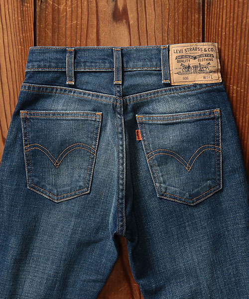 LEVI'S VINTAGE CLOTHING（リーバイスビンテージクロージング）の「LEVI'S(R) VINTAGE CLOTHING-1969 606 JEAN CUSTOMIZED RHAPSODY（デニムパンツ・レディース・ダークインディゴブルー・26inch/24inch/25inch/27inch）」の22枚目の写真
