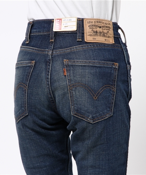 LEVI'S VINTAGE CLOTHING（リーバイスビンテージクロージング）の「LEVI'S(R) VINTAGE CLOTHING-1969 606 JEAN CUSTOMIZED RHAPSODY（デニムパンツ・レディース・ダークインディゴブルー・26inch/24inch/25inch/27inch）」の6枚目の写真