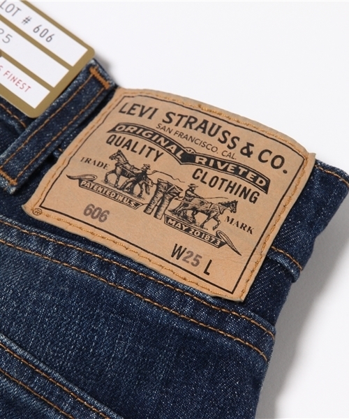 LEVI'S VINTAGE CLOTHING（リーバイスビンテージクロージング）の「LEVI'S(R) VINTAGE CLOTHING-1969 606 JEAN CUSTOMIZED RHAPSODY（デニムパンツ・レディース・ダークインディゴブルー・26inch/24inch/25inch/27inch）」の14枚目の写真
