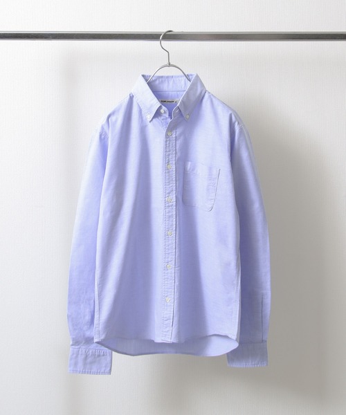 ZIP FIVE(ジップファイブ)の「【MADE IN JAPAN】オックスフォード ボタンダウン レギュラーシャツ 長袖【日本製】(シャツ/ブラウス・メンズ・ライトピンク/ワイン/ブラック/オリーブ/チャコール/ライトパープル/インディゴブルー/ネイビー/サックスブルー/ライトイエロー/ホワイト/ライトグレー/ダークネイビー/ライトブラック・LARGE/X-LARGE/MEDIUM/SMALL/XX-LARGE/X-SMALL)」の9枚目の写真