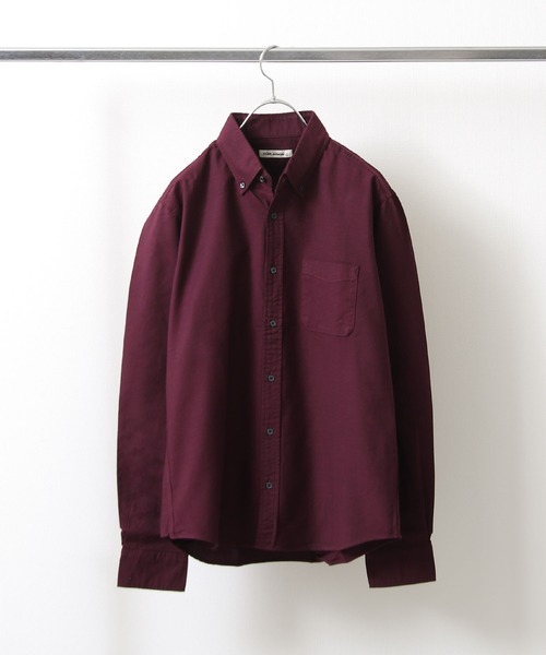 ZIP FIVE(ジップファイブ)の「【MADE IN JAPAN】オックスフォード ボタンダウン レギュラーシャツ 長袖【日本製】(シャツ/ブラウス・メンズ・ライトピンク/ワイン/ブラック/オリーブ/チャコール/ライトパープル/インディゴブルー/ネイビー/サックスブルー/ライトイエロー/ホワイト/ライトグレー/ダークネイビー/ライトブラック・LARGE/X-LARGE/MEDIUM/SMALL/XX-LARGE/X-SMALL)」の14枚目の写真