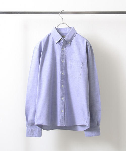 ZIP FIVE(ジップファイブ)の「【MADE IN JAPAN】オックスフォード ボタンダウン レギュラーシャツ 長袖【日本製】(シャツ/ブラウス・メンズ・ライトピンク/ワイン/ブラック/オリーブ/チャコール/ライトパープル/インディゴブルー/ネイビー/サックスブルー/ライトイエロー/ホワイト/ライトグレー/ダークネイビー/ライトブラック・LARGE/X-LARGE/MEDIUM/SMALL/XX-LARGE/X-SMALL)」の10枚目の写真