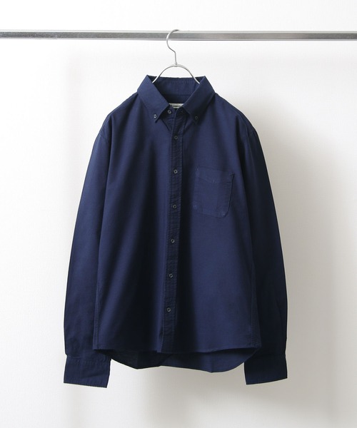 ZIP FIVE(ジップファイブ)の「【MADE IN JAPAN】オックスフォード ボタンダウン レギュラーシャツ 長袖【日本製】(シャツ/ブラウス・メンズ・ライトピンク/ワイン/ブラック/オリーブ/チャコール/ライトパープル/インディゴブルー/ネイビー/サックスブルー/ライトイエロー/ホワイト/ライトグレー/ダークネイビー/ライトブラック・LARGE/X-LARGE/MEDIUM/SMALL/XX-LARGE/X-SMALL)」の11枚目の写真