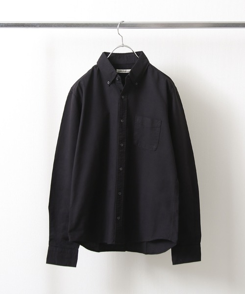 ZIP FIVE(ジップファイブ)の「【MADE IN JAPAN】オックスフォード ボタンダウン レギュラーシャツ 長袖【日本製】(シャツ/ブラウス・メンズ・ライトピンク/ワイン/ブラック/オリーブ/チャコール/ライトパープル/インディゴブルー/ネイビー/サックスブルー/ライトイエロー/ホワイト/ライトグレー/ダークネイビー/ライトブラック・LARGE/X-LARGE/MEDIUM/SMALL/XX-LARGE/X-SMALL)」の3枚目の写真