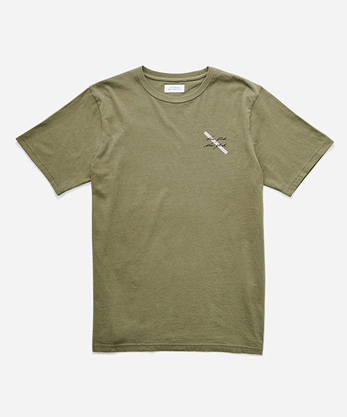Saturdays NYC(サタデーズ ニューヨークシティ )の「New York Script T-Shirt(Tシャツ/カットソー・メンズ・ブラック/オリーブ・S/X-LARGE/M/L/X-SMALL)」の3枚目の写真
