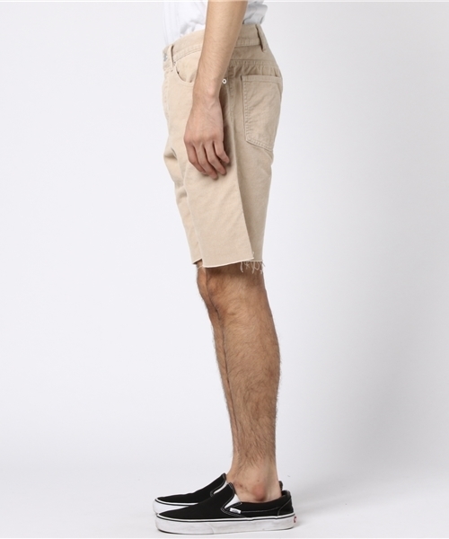 ADAM ET ROPE'(アダムエロペ)の「【MYTHINKS】 MYCORD SH M(その他パンツ・メンズ・ホワイト系その他2/ダークブラウン・L/M)」の3枚目の写真