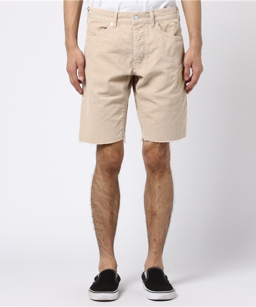 ADAM ET ROPE'(アダムエロペ)の「【MYTHINKS】 MYCORD SH M(その他パンツ・メンズ・ホワイト系その他2/ダークブラウン・L/M)」の5枚目の写真