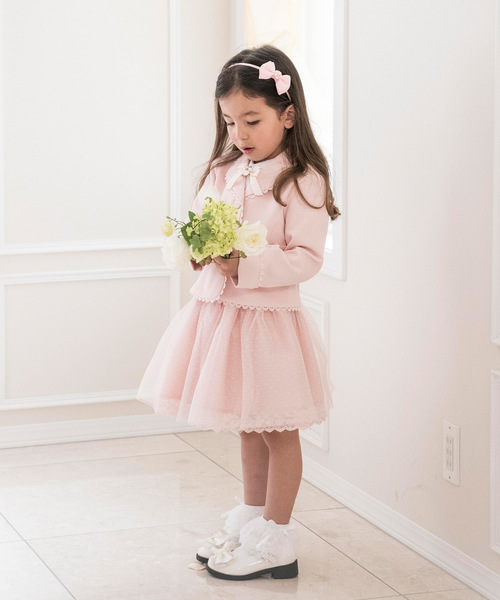 Catherine Cottage(キャサリンコテージ)の「プリティースーツ(スーツセット・キッズ・ピンク/ブルー・110/120/130)」の2枚目の写真