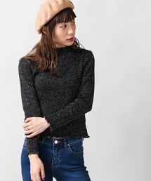 WEGO | WEGO/フリルネックラメニット(ニット/セーター)