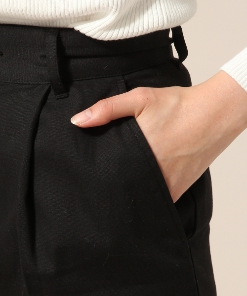 LOWRYS FARM(ローリーズファーム)の「ハイライズチノパンツ 777531 (チノパンツ・レディース・ブラック/ベージュ/カーキ・LARGE/MEDIUM/SMALL)」の9枚目の写真