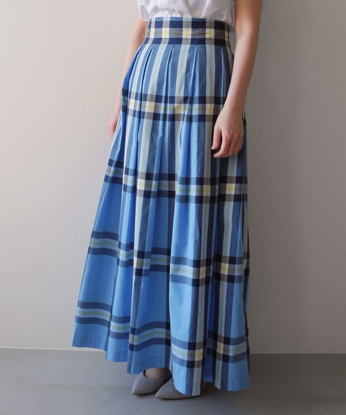 HELIOPOLE（エリオポール）の「ビッグチェックタイプライターマキシ  