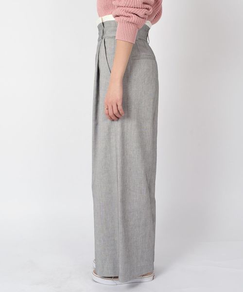 Prefer SHIPS（プリファーシップス）の「Prefer SHIPS:ウエスト配色パンツ◇（その他パンツ・レディース・ライトグレー/ネイビー・36/38）」の7枚目の写真