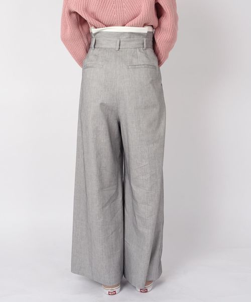 Prefer SHIPS（プリファーシップス）の「Prefer SHIPS:ウエスト配色パンツ◇（その他パンツ・レディース・ライトグレー/ネイビー・36/38）」の6枚目の写真